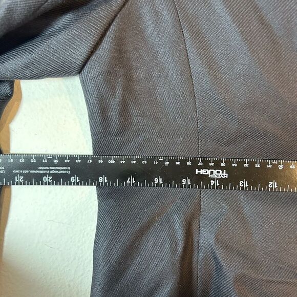 LOUIS FERAUD LADIES BLAZER BLACK LARGE CAPSULE MINIMALIST CAREER JACKET LAYER - Picture 9 of 10